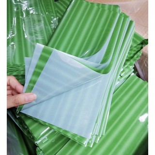 Lá chuối gói nem chua, chả lụa, bánh chưng
