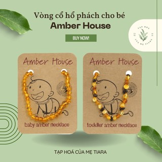 Vòng cổ hổ phách cho bé Amber House Úc 36cm
