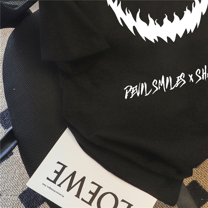 NRVP Áo Thun 100% Cotton Tay Ngắn Dáng Rộng