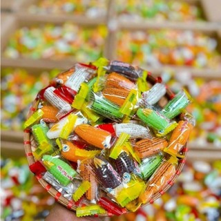 Kẹo bắp dẻo ngũ sắc túi 500g - gà beo food