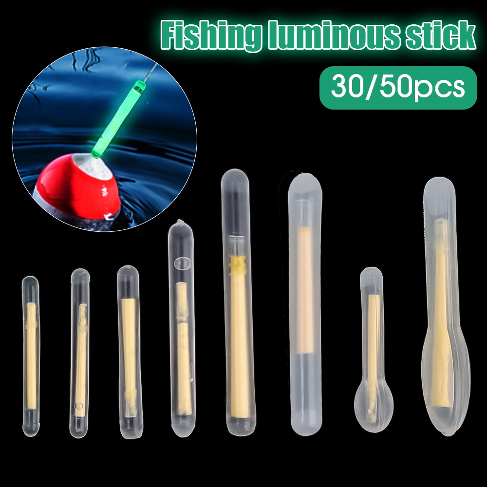 Bộ 50 Que Đèn Huỳnh Quang Mini Co Giãn Dùng Câu Cá Ban Đêm