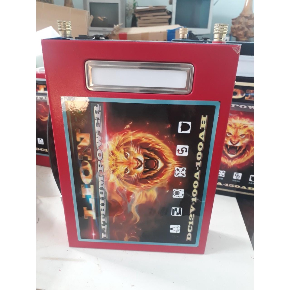 Pin Lithium 12v- Bình Pin Lion 200Ah-150Ah-100Ah-80Ah Bộ Lưu Trữ Điện Pin Thế Hệ Mới