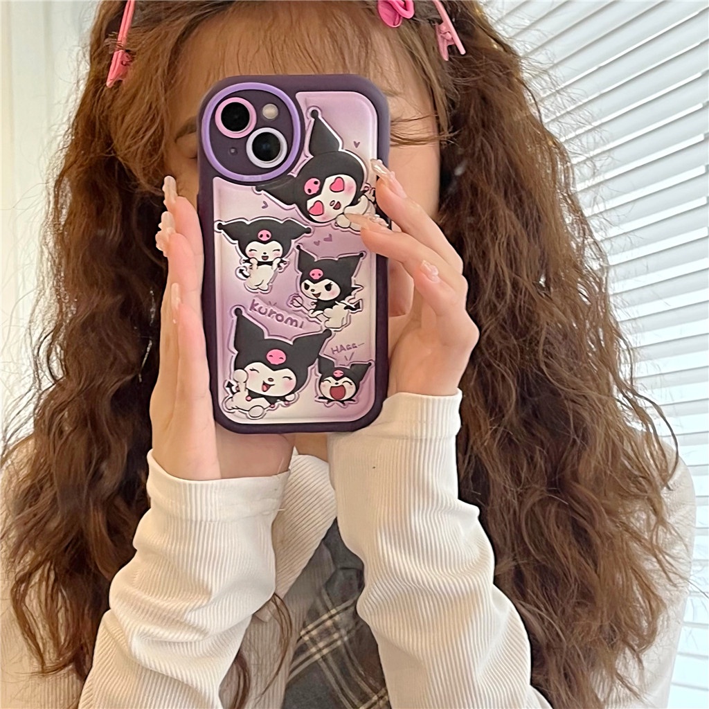 Ốp Điện Thoại Da Viền tpu Dẻo In Họa Tiết Hoạt Hình Góc Tròn Cho iphone 15 pro max 14 pro max 13 pro max 12 pro max