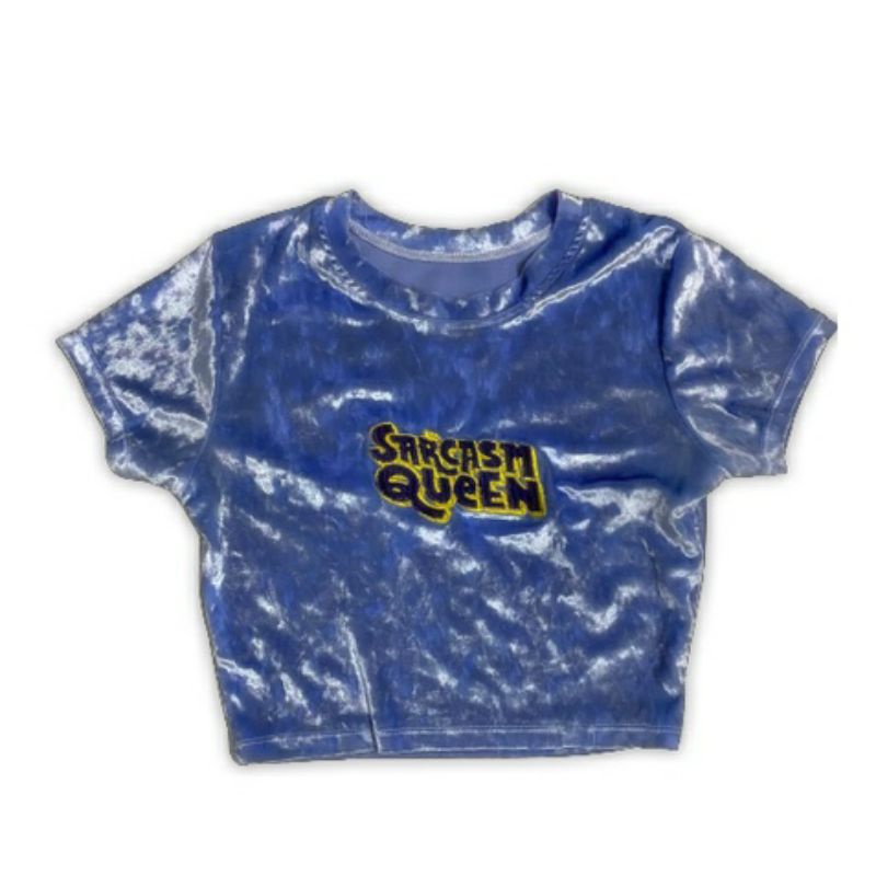 ÁO CROPTOP XANH NHUNG