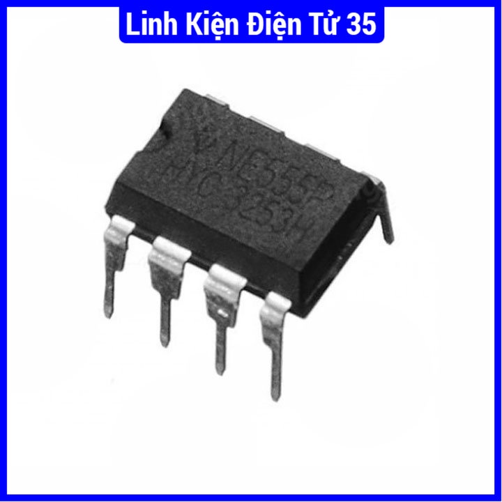 IC chức năng NE555 tạo xung chân cắm Dip-8