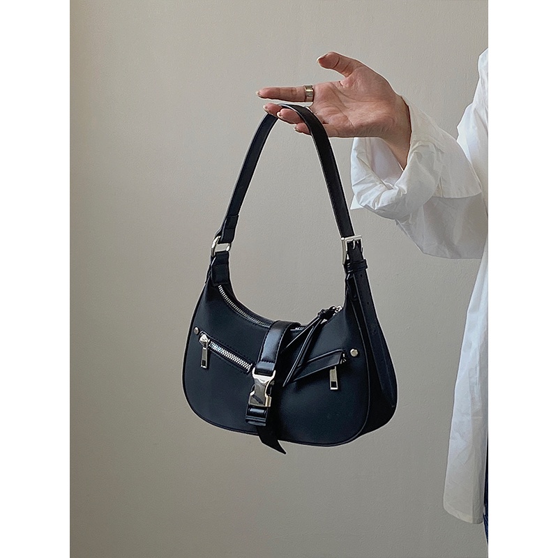 Túi Xách Đeo Vai Hình Bán Nguyệt Thời Trang Dành Cho Nữ