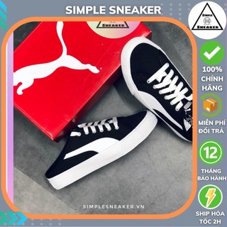 Giày Sục Puma Auth 🔴FREESHIP🔴Puma Bari Mule Trắng Đen Chính Hãng - Giày Puma Đạp Gót Unisex Siêu Xinh