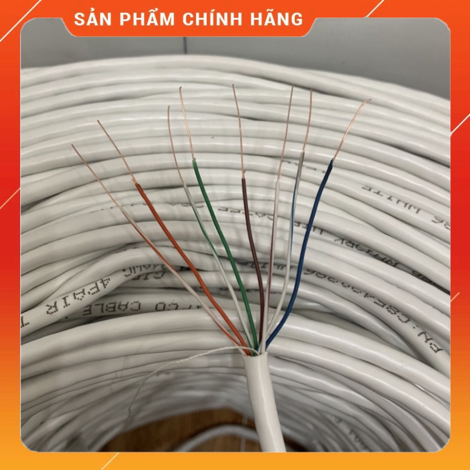 ATA Cáp mạng cat5 Gipco 0386 white color cuộn 305M ATA