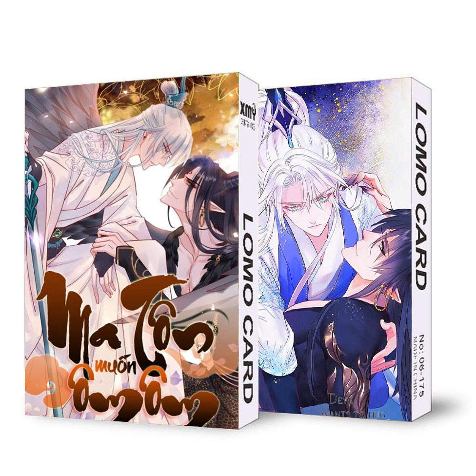 Hộp ảnh lomo in hình DẠ KÝ MÙA XUÂN HOA NỞ nhiều mẫu thẻ card manhwa boylove chibi 30 tấm