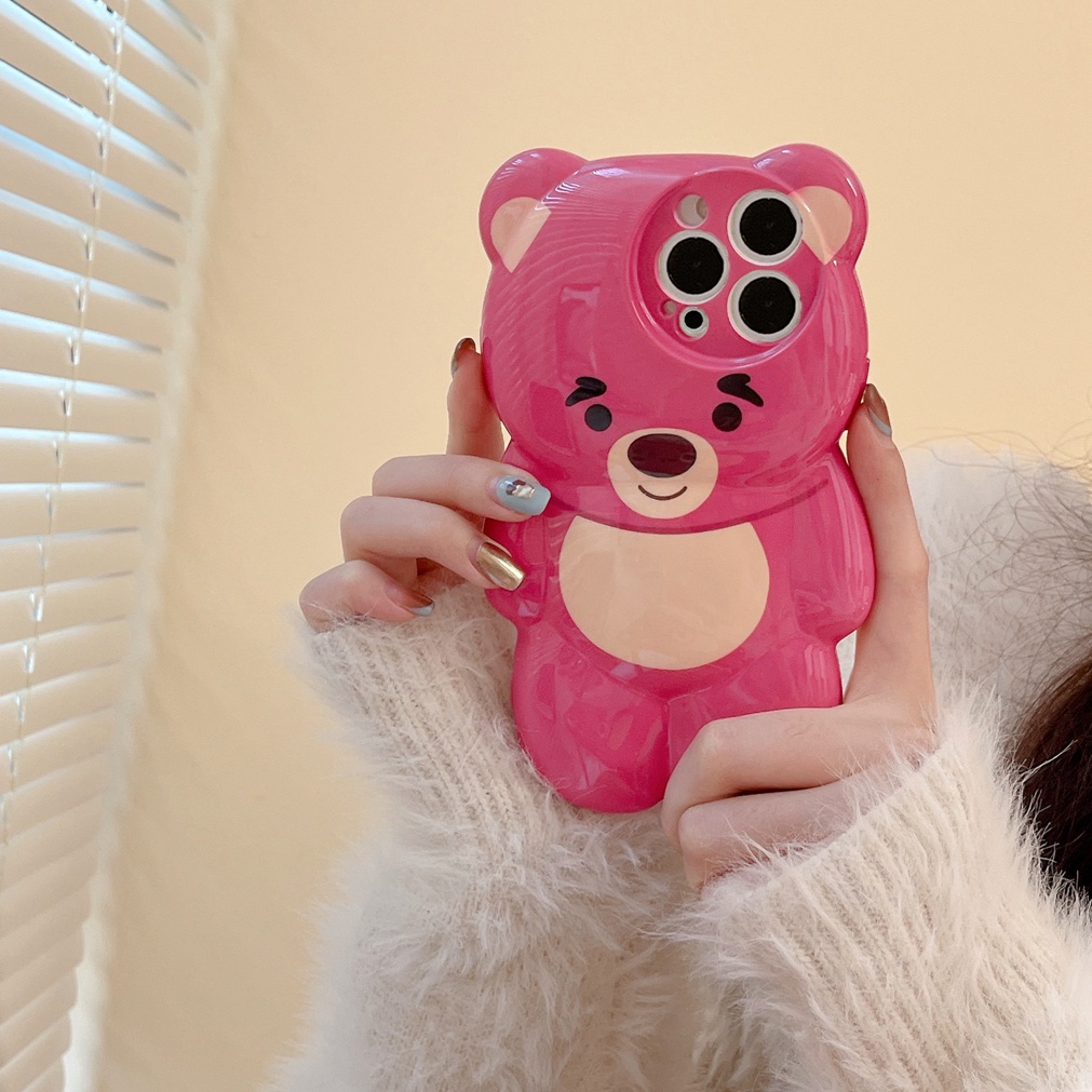 Ốp Điện Thoại tpu Hình Gấu 3D Cho iphone 14 14 pro 14 plus 14 pro max 13 pro max 12 pro max 11 pro max XS max XR X XS