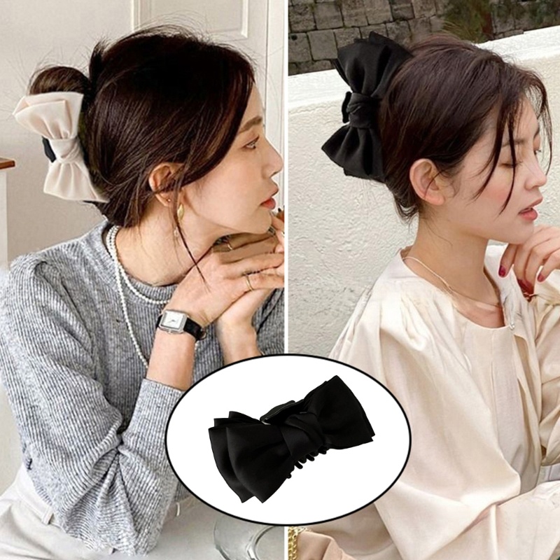 Kẹp Tóc Nơ Lớn Xinh Xắn Hợp Thời Trang