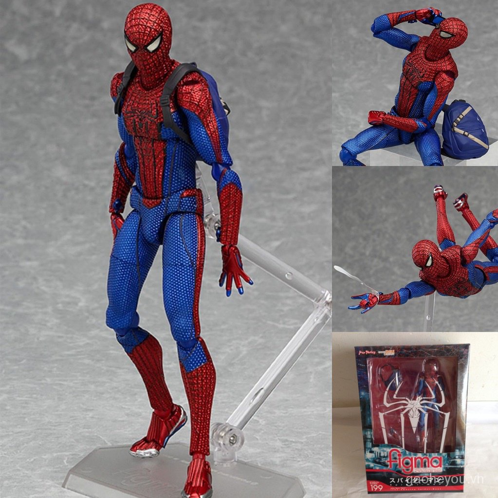 Mô Hình Nhân Vật Marvel Figma199#Mô Hình Nhân Vật Người Nhện Trong Phim Avengers 9MUF