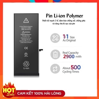 Pin ip 5, 5s, 5c, 6, 6p, 6s, 6sp, 7, 7p, 8, 8p mới 100% bảo hành 12 tháng tặng kèm siu dán pin