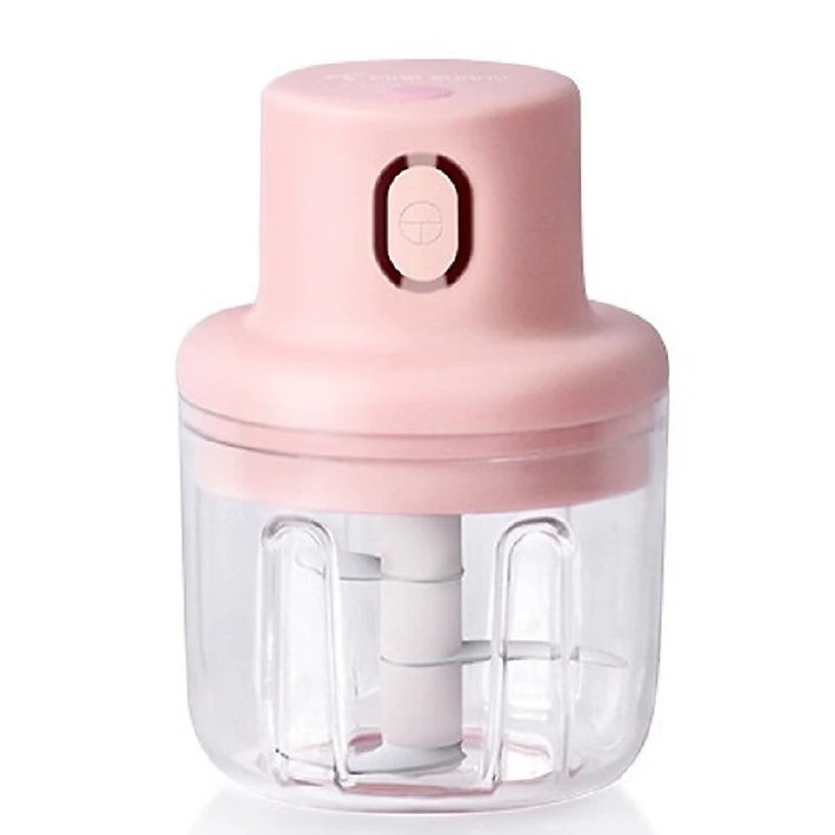 Máy xay tỏi ớt thịt cá đa năng G01 mini sạc điện 250ml công suất 300w có cổng sạc USB