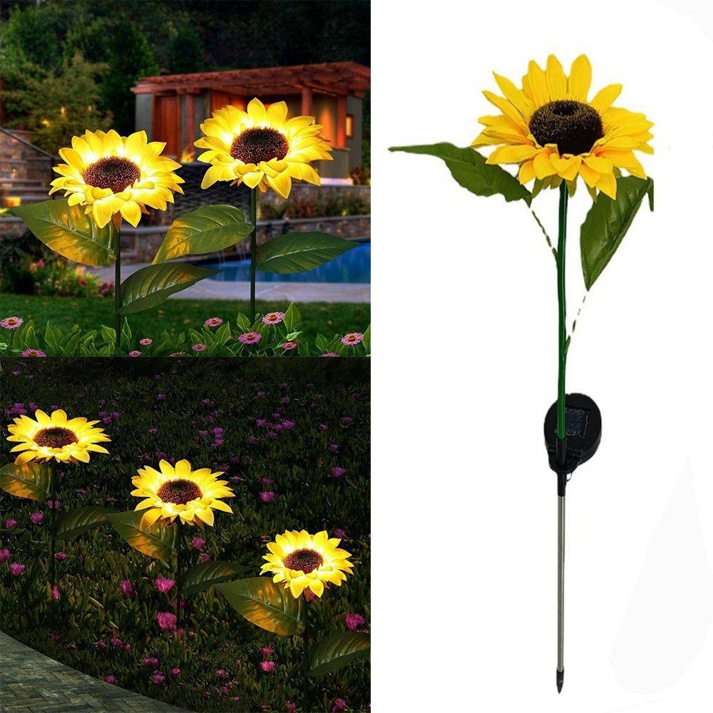 Cây Hoa Hướng Dương Có Đèn Trang Trí Sân Vườn