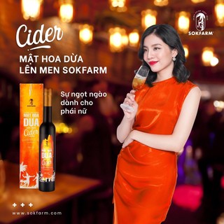 Mật hoa dừa lên men cider 375ml