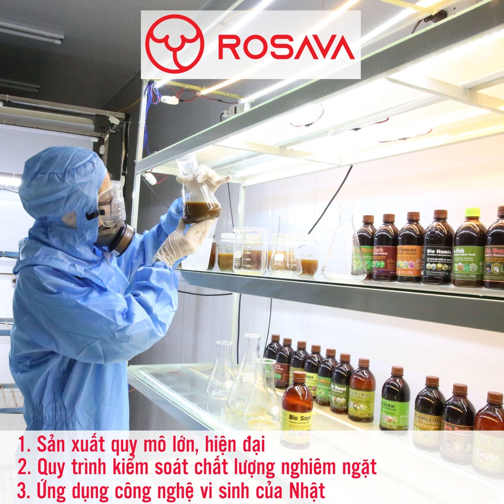Phân bón lan, thuốc kích mầm cho cây và hoa lan Bio Grow hữu cơ vi sinh ROSAVA