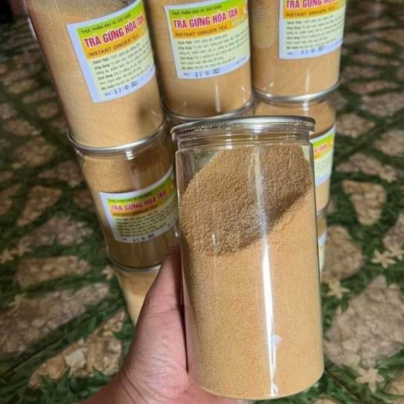 Trà Gừng Hoà Tan Nguyên Chất Đăk Lăk Hũ 500g