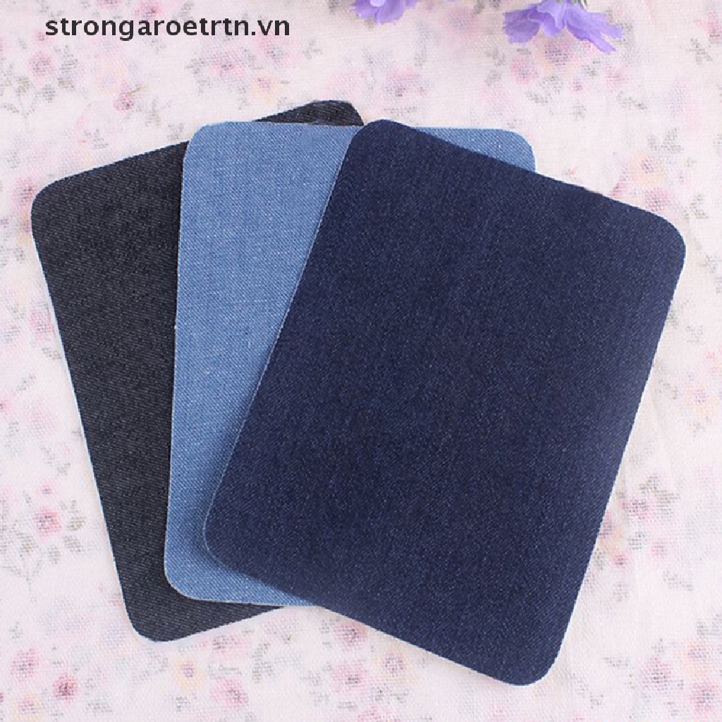 Phụ Kiện Mạnh Mẽ Chuyên Dụng Chất Lượng 1 Cặp Miếng Dán Ủi Lên Quần Jean / Trang Trí Nghệ Thuật