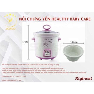 NỒI CHƯNG YẾN MINI HEALTHY BABY - DUNG TÍCH 0,7L