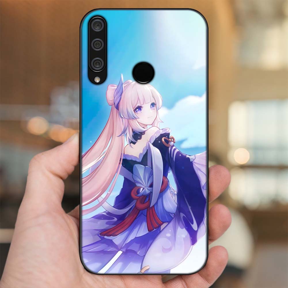 Ốp lưng Huawei Y6P viền đen in hình Sangonomiya Kokomi Genshin Impact