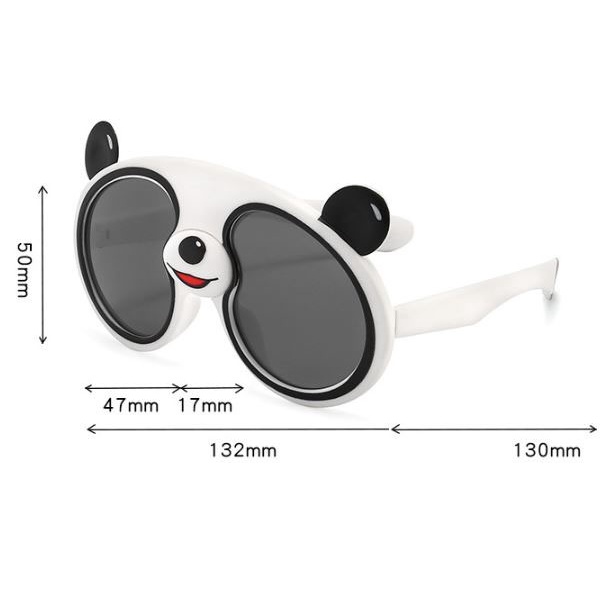 Mắt kính gọng dẻo gấu panda siêu ngầu cho bé trai bé gái