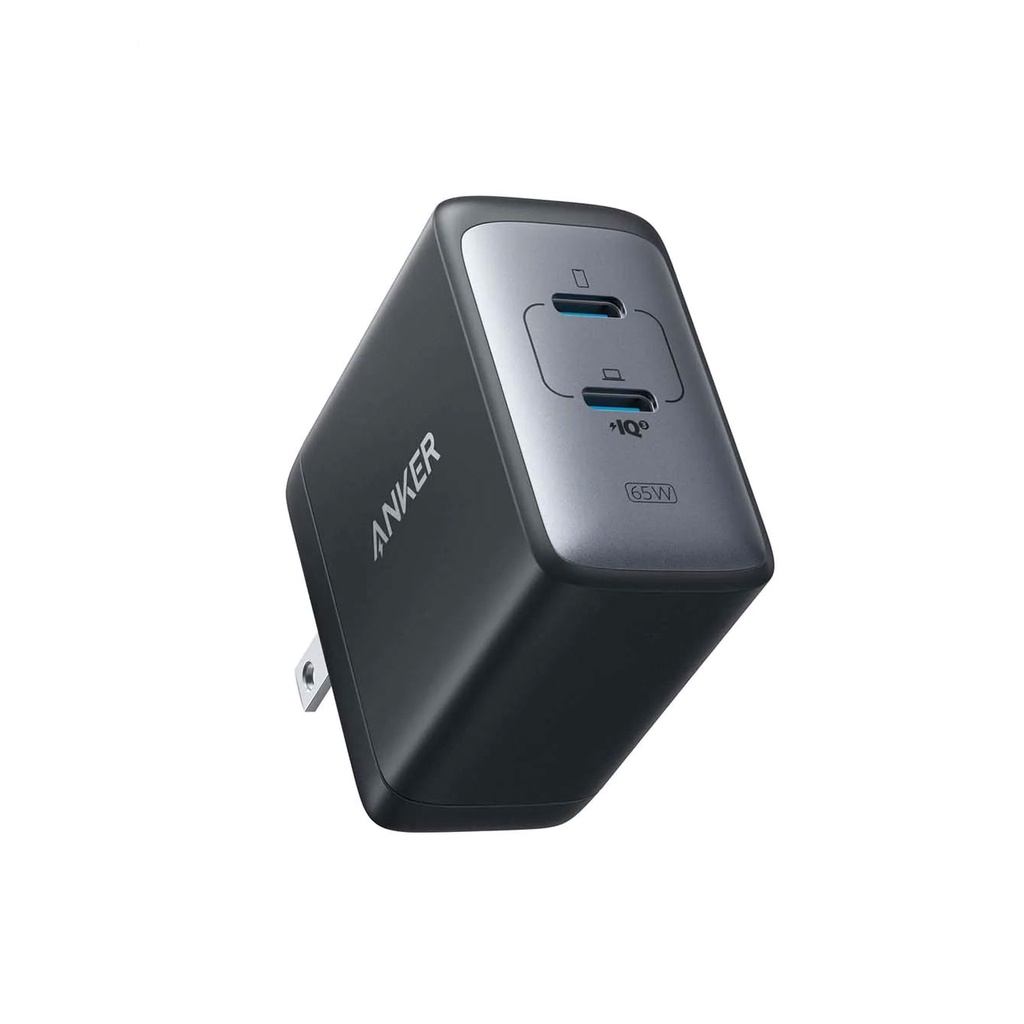 Sạc ANKER 726 NANO II 2 Cổng 65W - A2666 - 2 Cổng USB-C Công Nghệ Power IQ 3.0