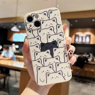 Ốp Lưng Silicon Iphone/android Màu Bảo Vệ Camera Pola Cats