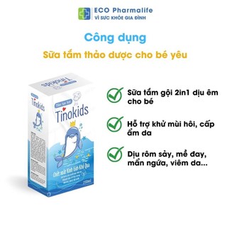Tắm tạo bọt Tinokids cho bé