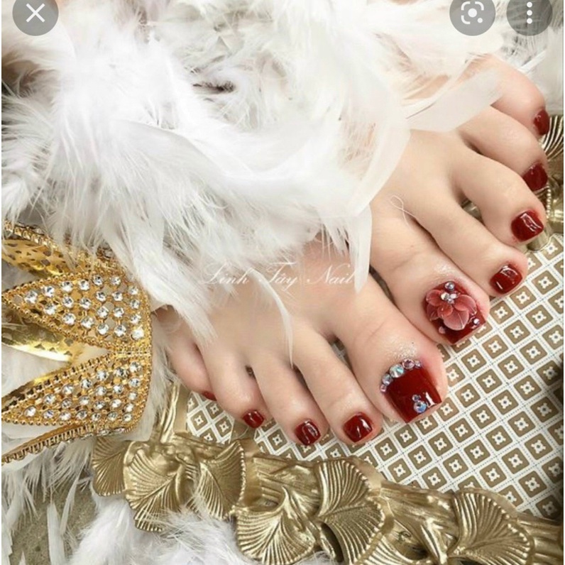 Móng úp chân,nailbox thiết kế,bộ 24 móng