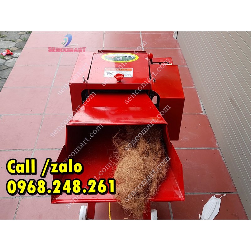Máy băm đa năng , động cơ 3KW băm rơm, xơ dừa, thân cây ngô, mía