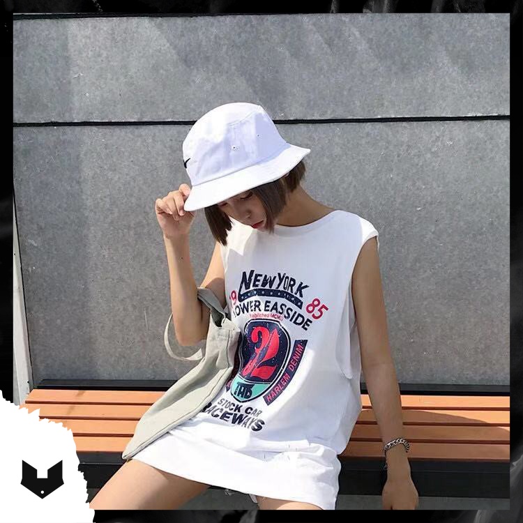 Áo gym tanktop 2 lớp kèm lót trong, ba lỗ số 32 cotton 95%