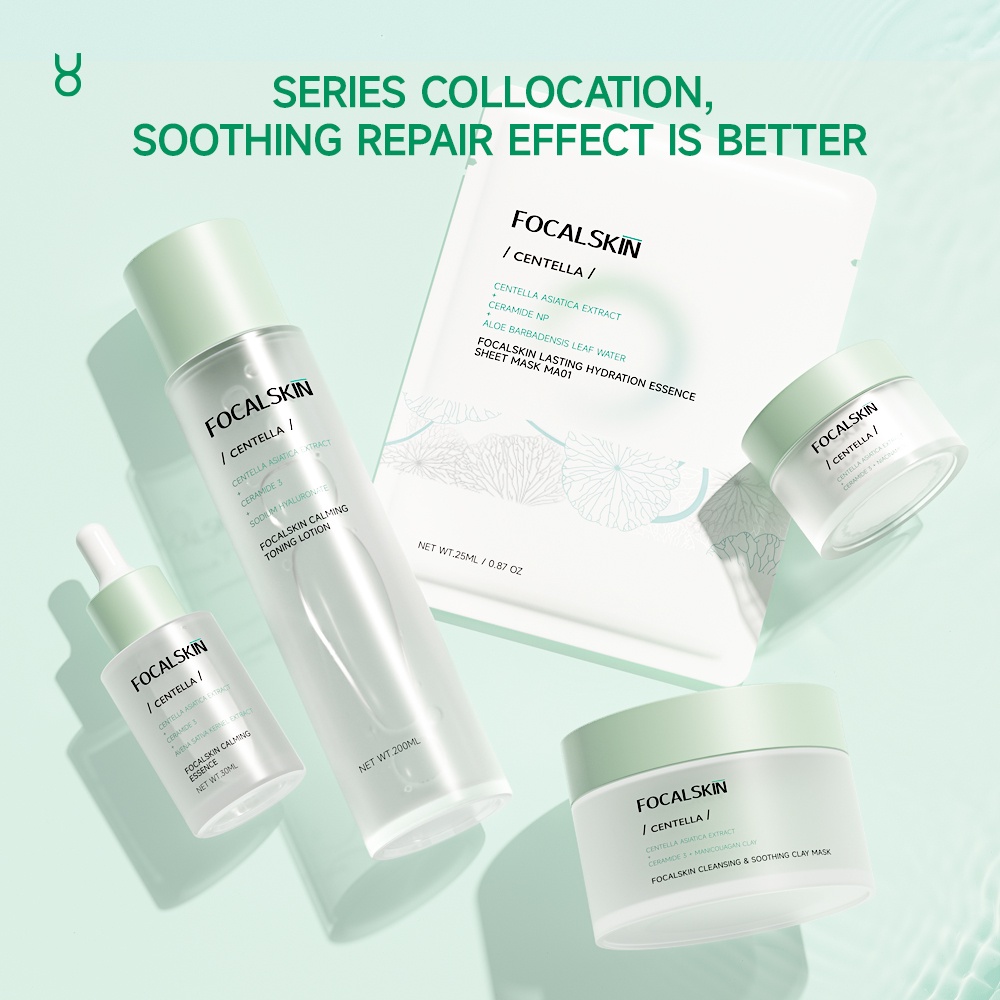 FOCALSKIN Kem Dưỡng Da RAU MÁ Dưỡng Ẩm Phục Hồi Da Ban Ngày Và Ban Đêm 30g/5g
