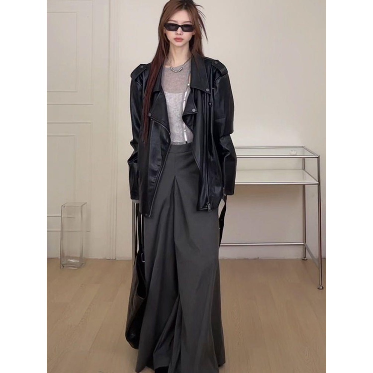 Quần Culottes Ống Rộng Cao Cấp Thiết Kế Truyền Thống Đơn Giản Cho Nữ Yuppie