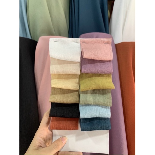 combo tơ crep+lót habutai