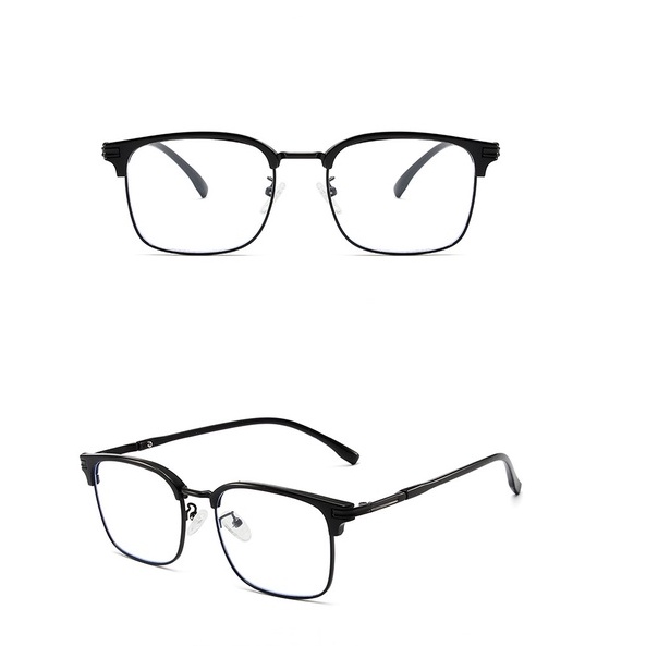 Kính Chống Ánh Sáng Xanh Tròng Tròn Bảo Vệ Mắt Dành Cho Nam Nữ