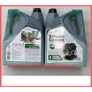 Nước làm mát động cơ ô tô-xe tải madin coolant can 5l-công nghệ đức