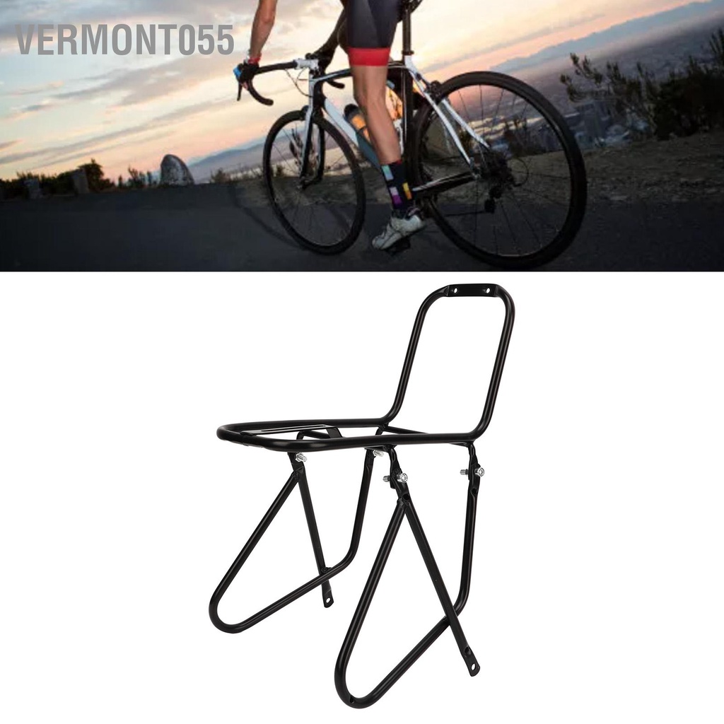 Có thể bán buôn Giá đỡ hàng hóa phía trước xe đạp Thép nhám Xe du lịch chở Plus cho leo núi Vermont055 Hàng giao ngay