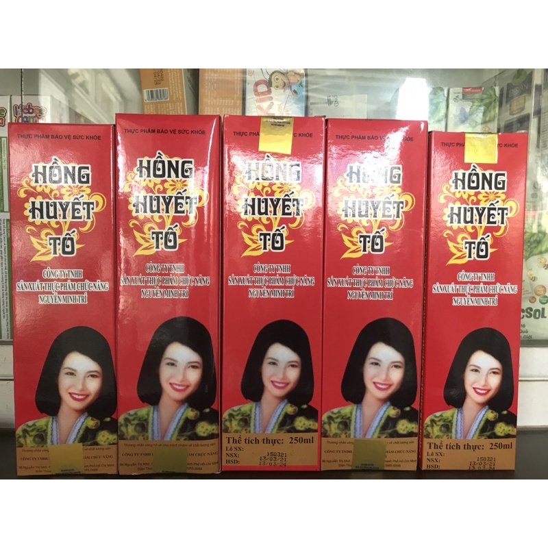 Hồng huyết tố (Nguyễn Minh Trí) 250ml