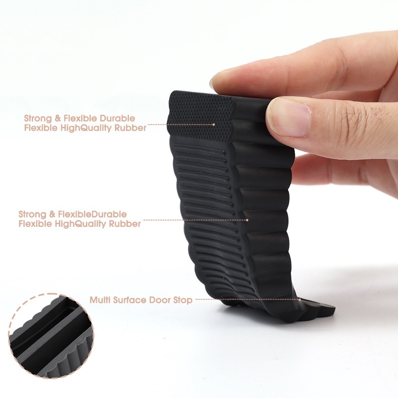 Dụng Cụ Chặn Cửa Bằng Cao Su Mềm Chất Lượng Cao Bảo Vệ An Toàn Cho Mẹ Và Bé