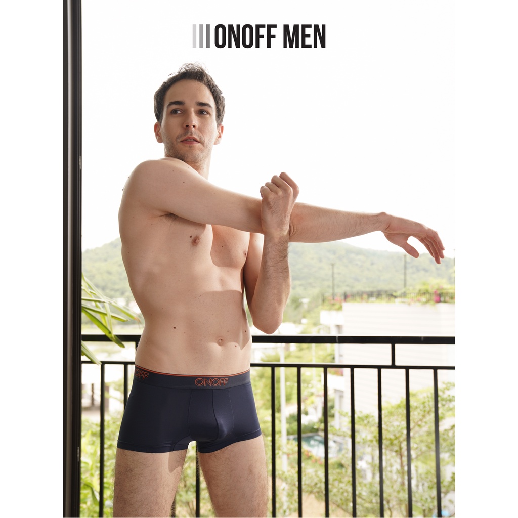 Quần lót nam dáng trunk microfiber mesh lỗ thoáng khí siêu mảnh cao cấp 18UQ22A008 chính hãng ONOFF