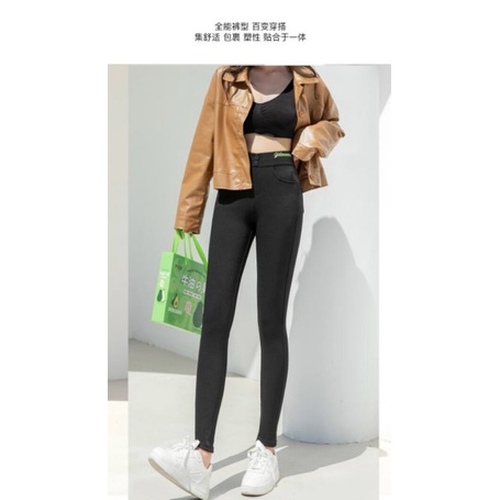 Quần bơ legging co giãn mềm mại ấm áp ôm phom full hộp hàng loại 1