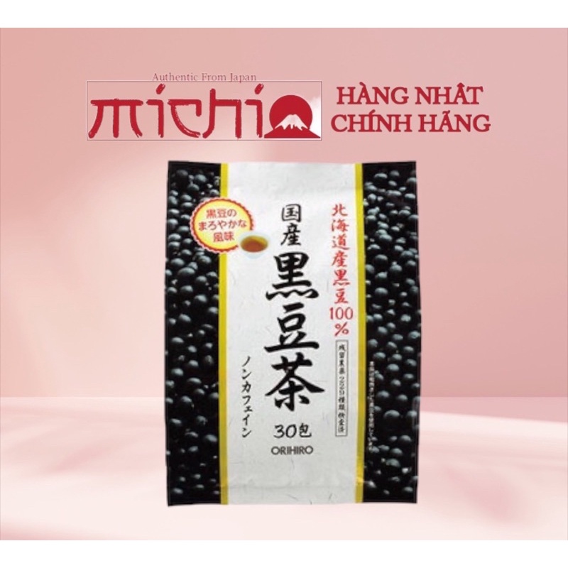 Trà đậu đen Orihiro 30 gói của Nhật Bản - Trà đỗ đen nhật bản date 2023