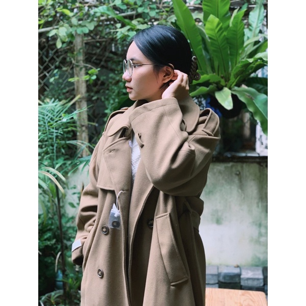 Áo Măng Tô Dáng Dài NMAI Kèm Đai - K0817