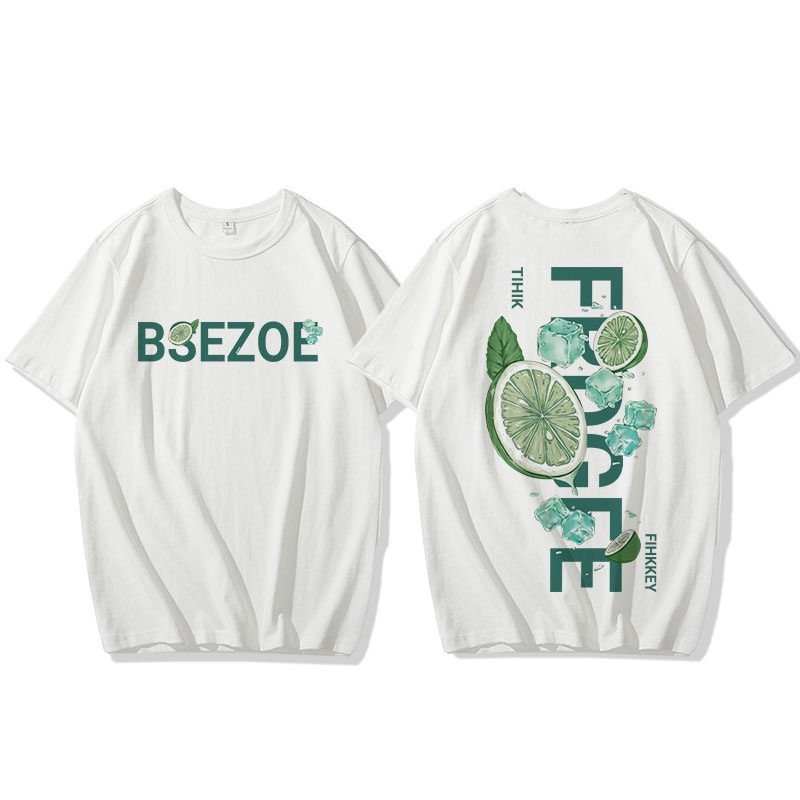 Áo Thun Tay Ngắn Dáng Rộng In Họa Tiết Thời Trang Phong Cách Hàn Quốc Cho Nữ