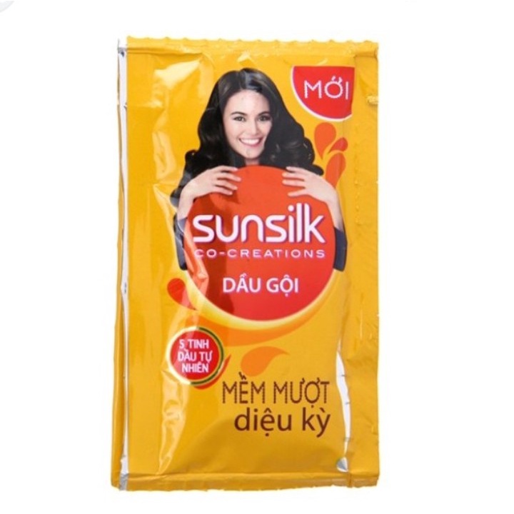 Dây Dầu Gội - Xả SUNSILK Đen - Vàng