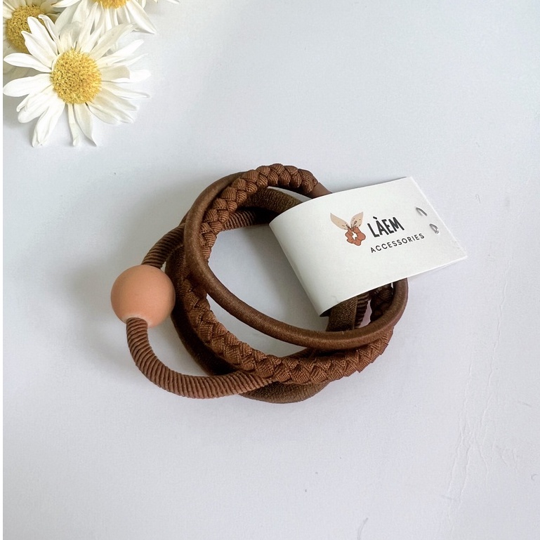 Combo Dây Buộc Tóc Đính Hạt T03 LAEM