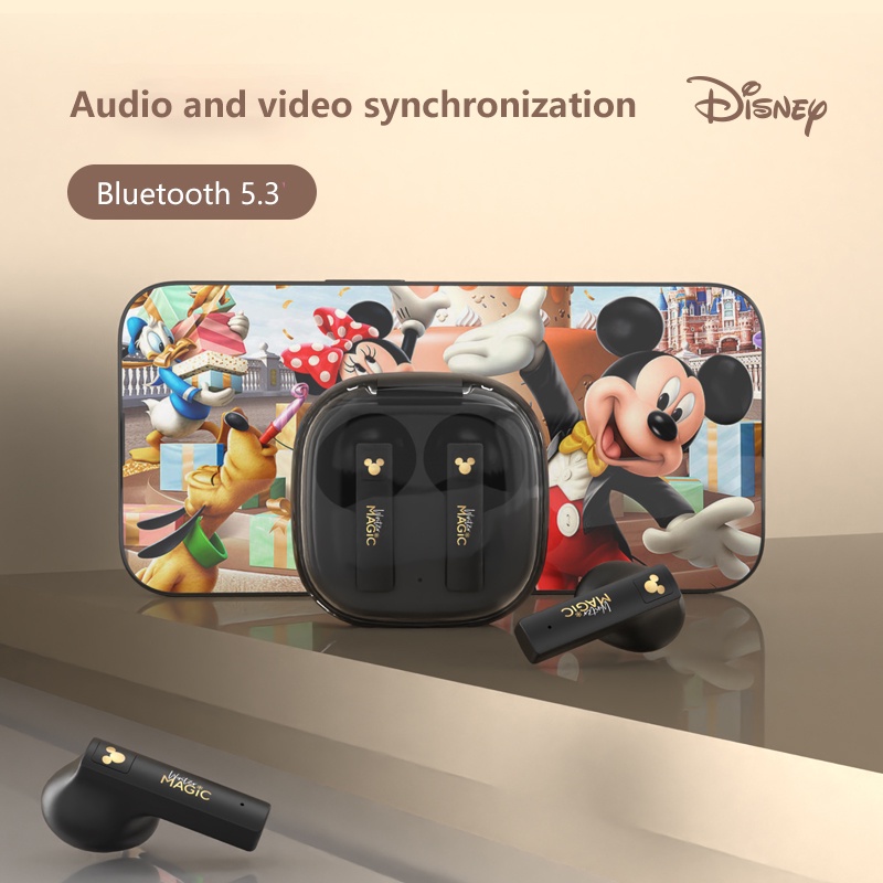 Tai Nghe Bluetooth 5.3 Không Dây Chống Nước Khử Tiếng Ồn Disney D66