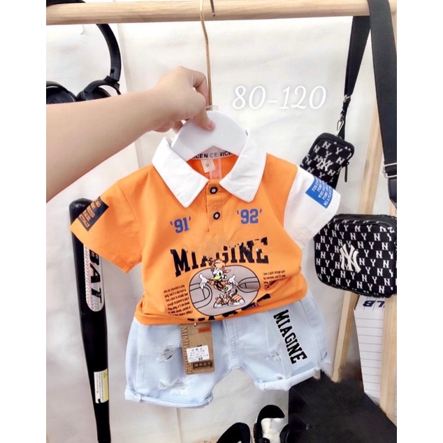 MIAGINE92 Bộ cho bé trai mã 76090