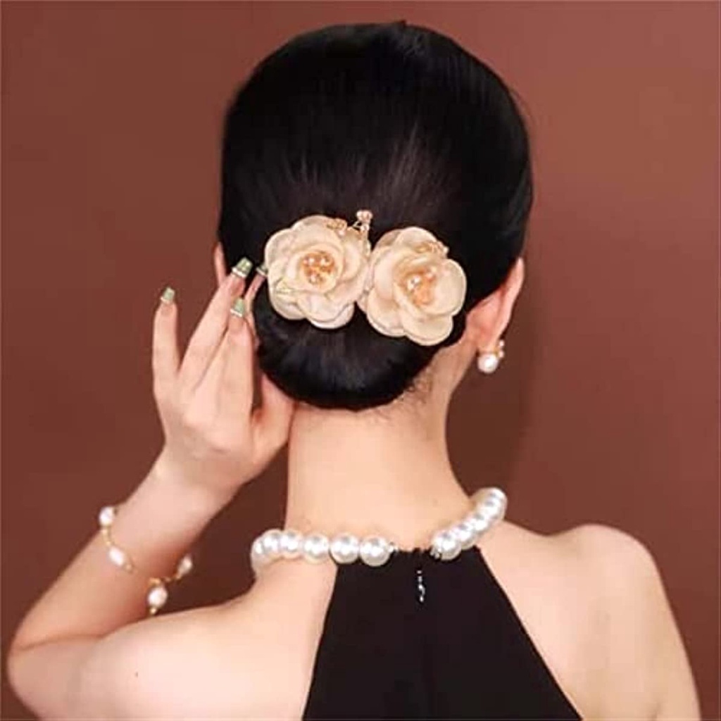 Phụ Kiện Búi Tóc Đính Pha Lê JP5 Thanh Lịch